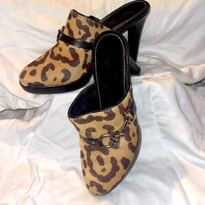 Coach Karsen Animal Print Mule
